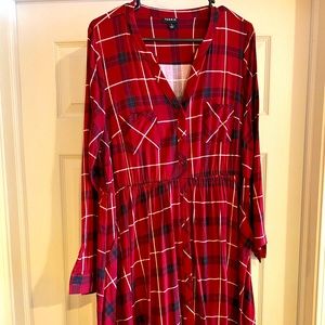 Torrid Shirt Dress Sz 1 EUC